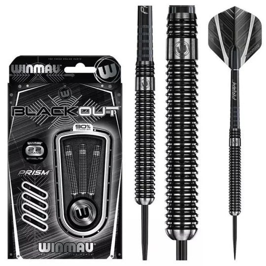Winmau Blackout 1 90% Tungsten Steel Tip Darts