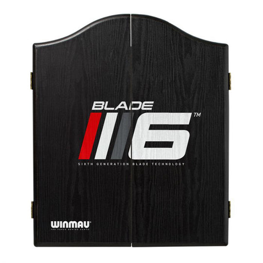 Winmau Blade 6 Black Dartboard Cabinet