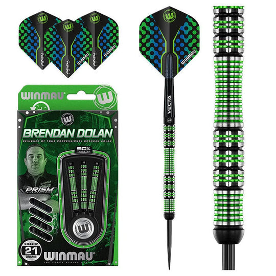 Winmau Brendan Dolan 90% Tungsten Steel Tip Darts