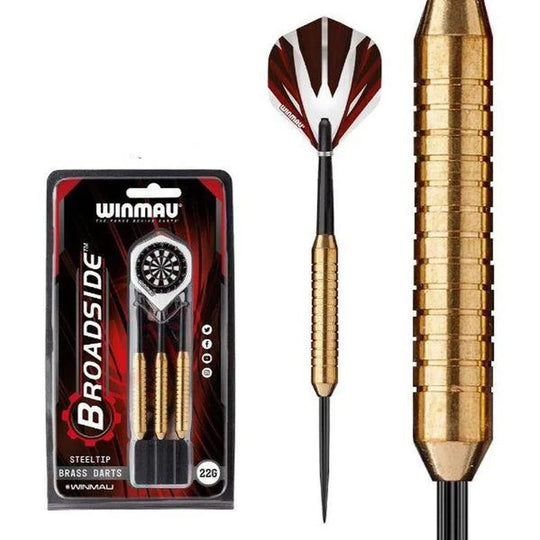 Winmau Broadside Brass Darts Steel Tip Darts