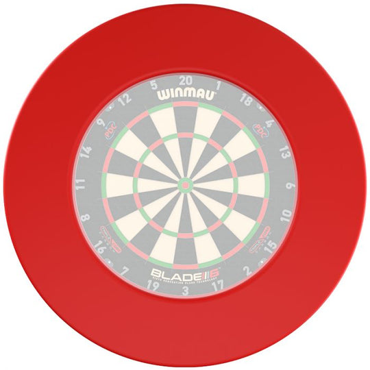 Winmau Dartboard Surround - Plain Red
