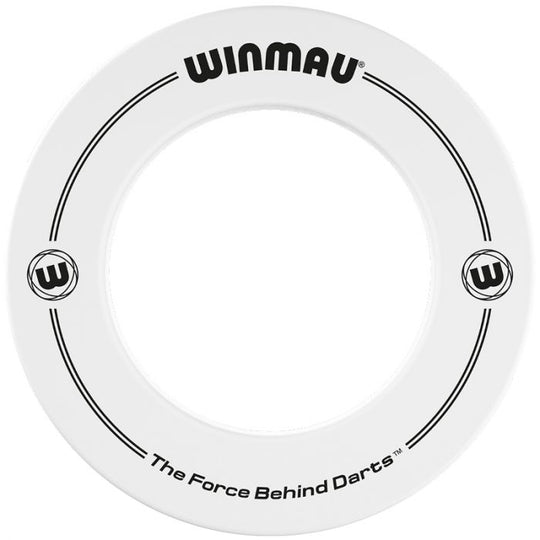 Winmau Dartboard Surround - Printed White