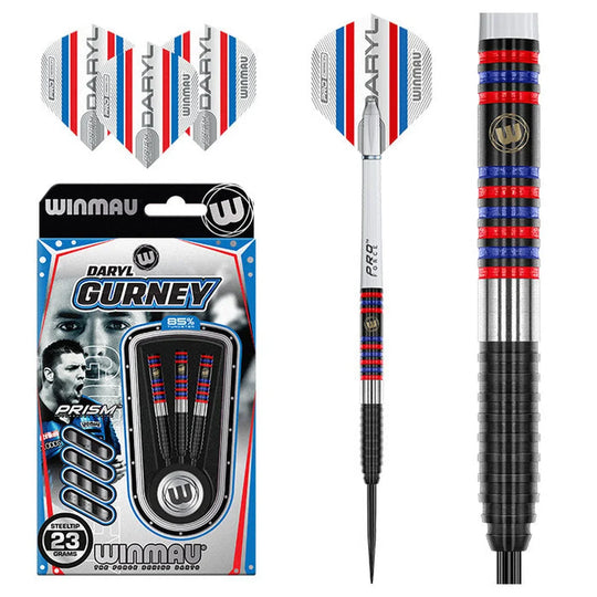 Winmau Daryl Gurney Pro-Series 85% Tungsten Steel Tip Darts