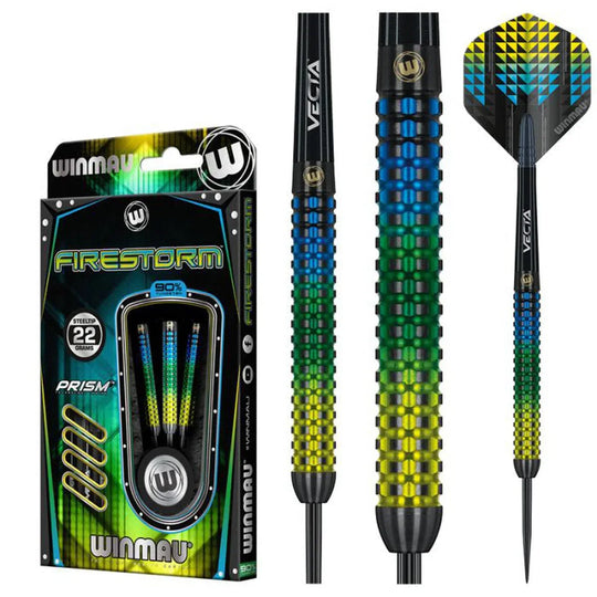 Winmau Firestorm 90% Tungsten Steel Tip Darts