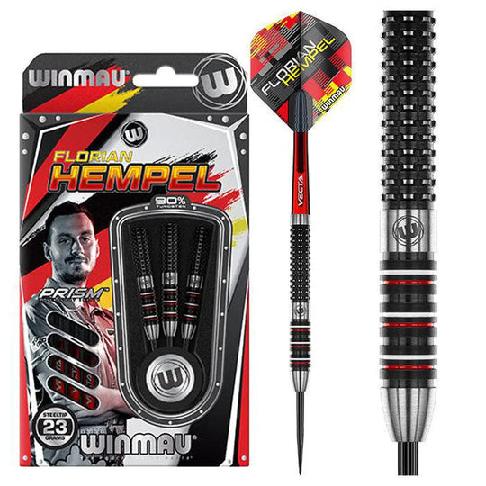 Winmau Florian Hempel 90% Tungsten Steel Tip Darts