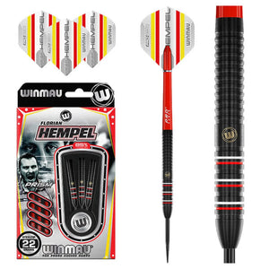 Winmau Florian Hempel Pro-Series 85% Tungsten Steel Tip Darts