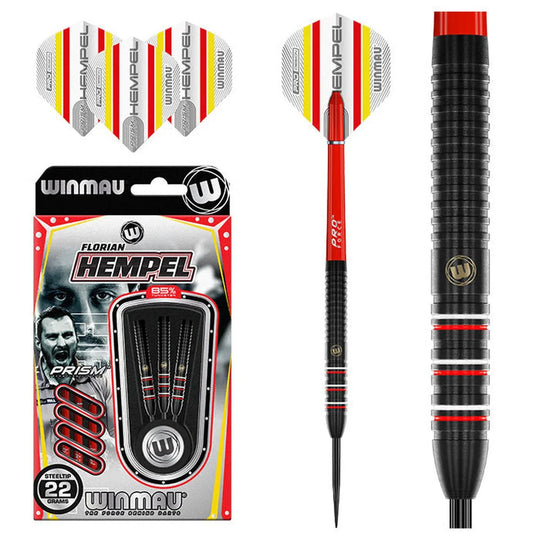 Winmau Florian Hempel Pro-Series 85% Tungsten Steel Tip Darts