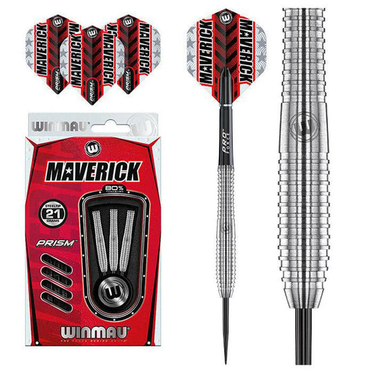 Winmau Maverick 80% Tungsten Steel Tip Darts