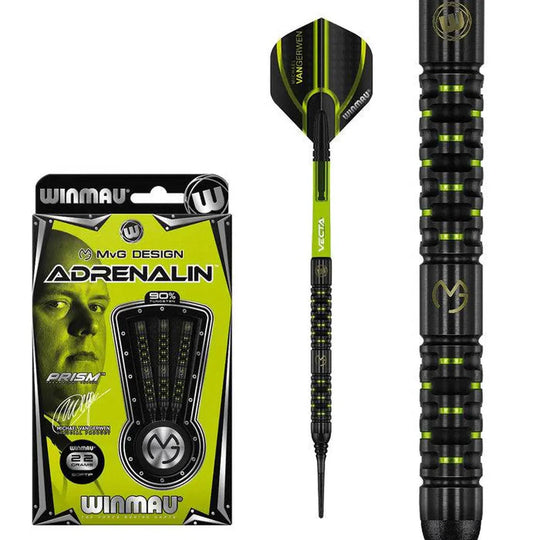Winmau MvG Adrenalin 90% Tungsten Soft Tip Darts