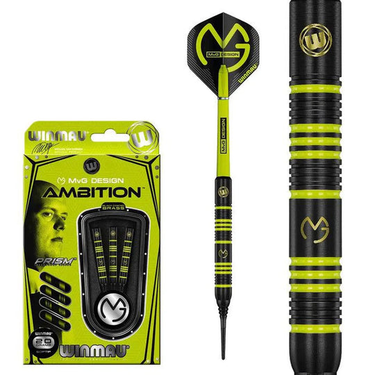 Winmau MvG Ambition Brass Soft Tip Darts