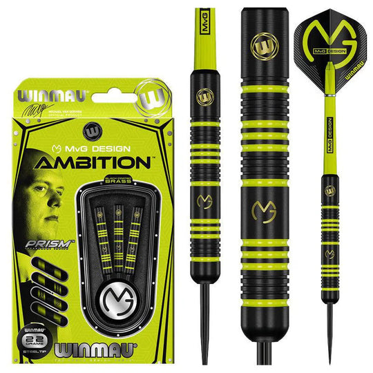 Winmau MvG Ambition Brass Steel Tip Darts