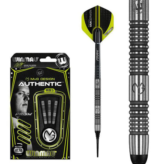 Winmau MvG Authentic 85% Tungsten Soft Tip Darts