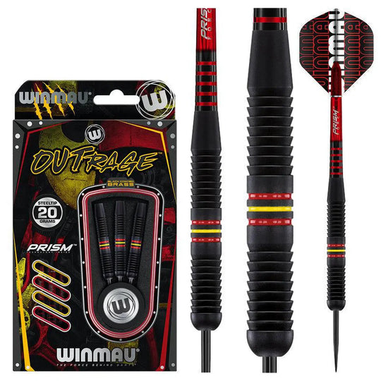 Winmau Outrage Brass Steel Tip Darts