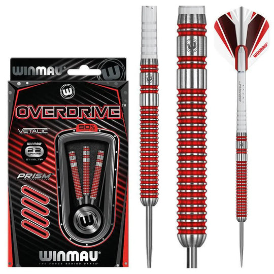 Winmau Overdrive 90% Tungsten Steel Tip Darts