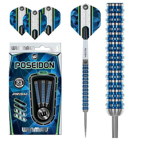 Winmau Poseidon 90% Tungsten Steel Tip Darts