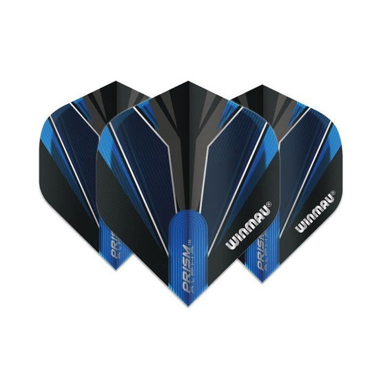 Winmau Prism Alpha Black & Blue Extra Thick Dart Flights