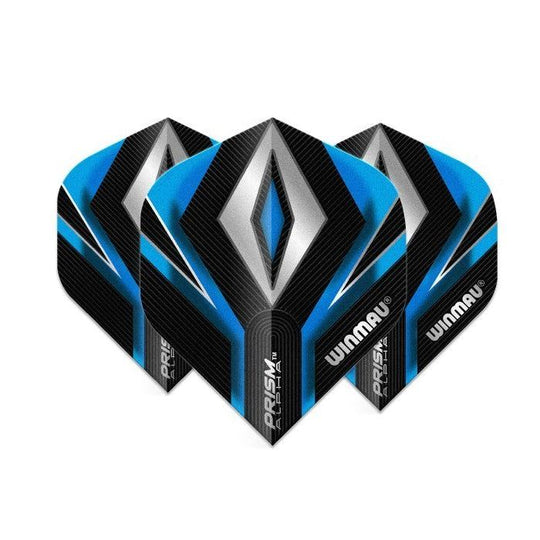 Winmau Prism Alpha Black & Blue Extra Thick Dart Flights