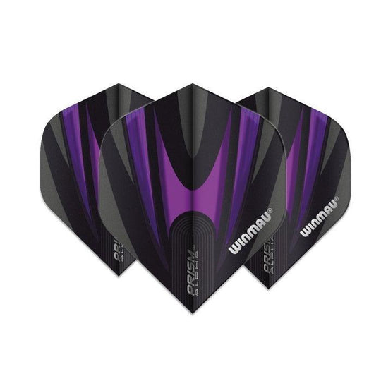Winmau Prism Alpha Black & Purple Extra Thick Dart Flights