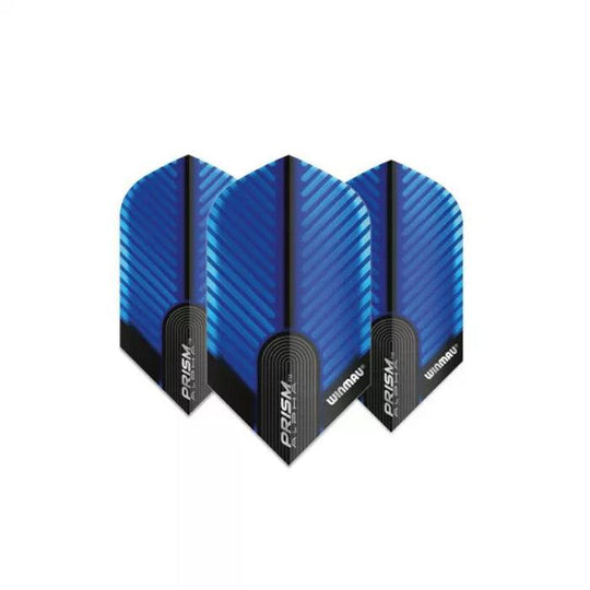 Winmau Prism Alpha Blue & Black Extra Thick Slim Dart Flights