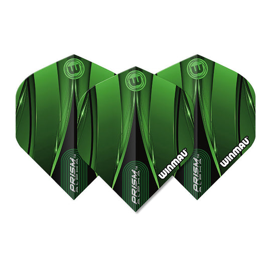 Winmau Prism Alpha Sniper Green Extra Thick Flights
