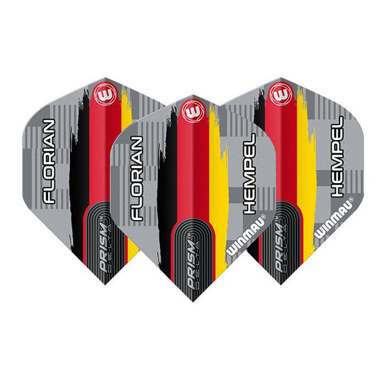 Winmau Prism Delta Florian Hempel Grey Flag Standard Flights
