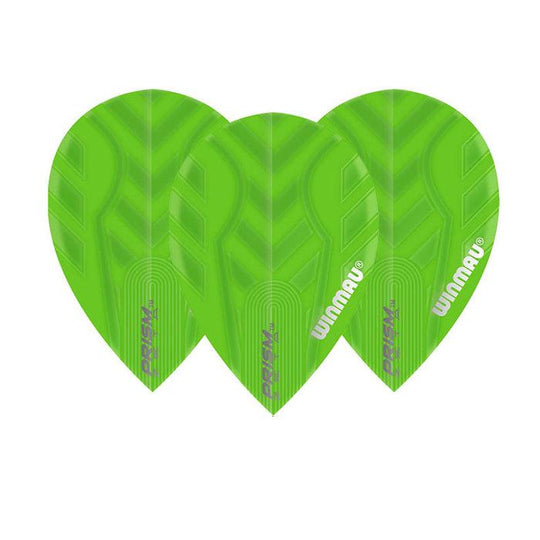 Winmau Prism Zeta Pear Green Extra Thick Dart Flights