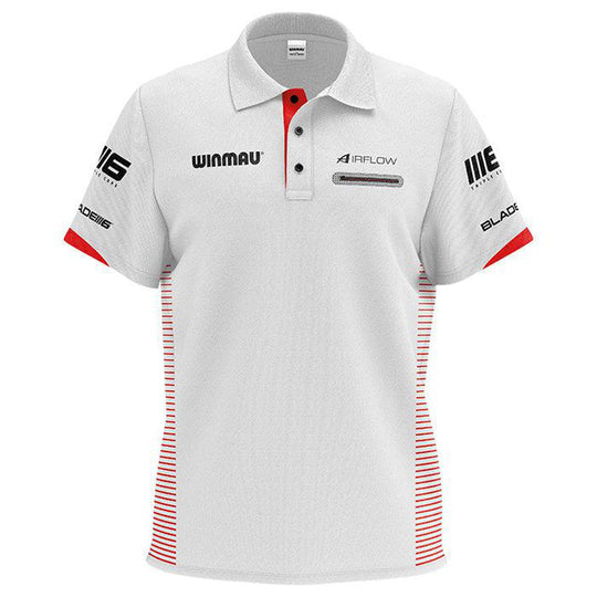 Winmau Pro-Line Dart Shirt White
