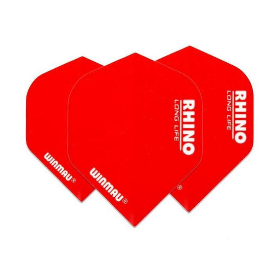 Winmau Rhino Extra Thick Dart Flights Red