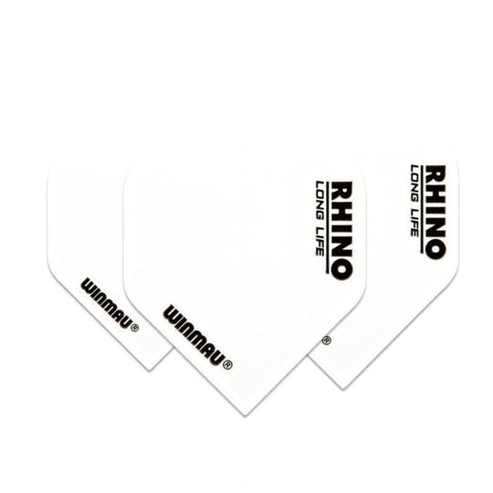 Winmau Rhino Extra Thick Dart Flights White