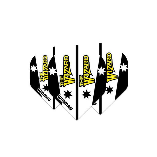 Winmau Rhino Extra Thick Standard Black & White Wizard Flights