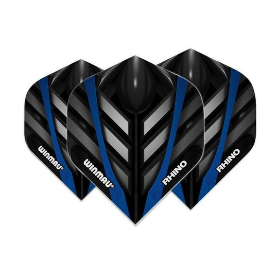 Winmau Rhino Extra Thick Standard Blue & Grey Flights