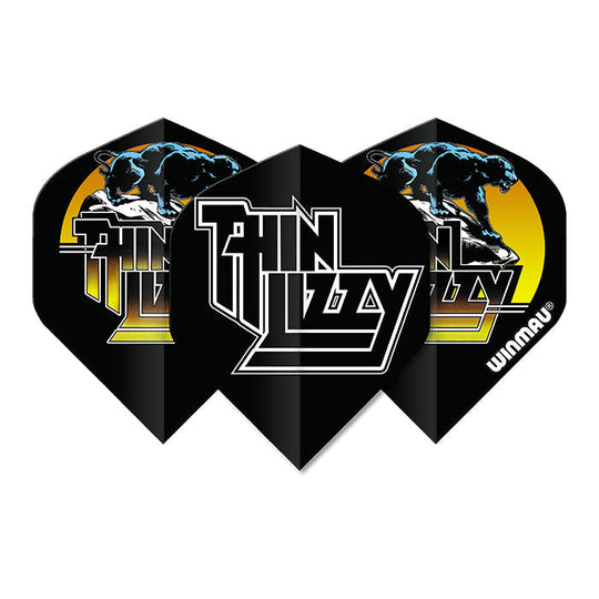 Winmau Rock Band Extra Thick Standard Thin Lizzy Black Flights