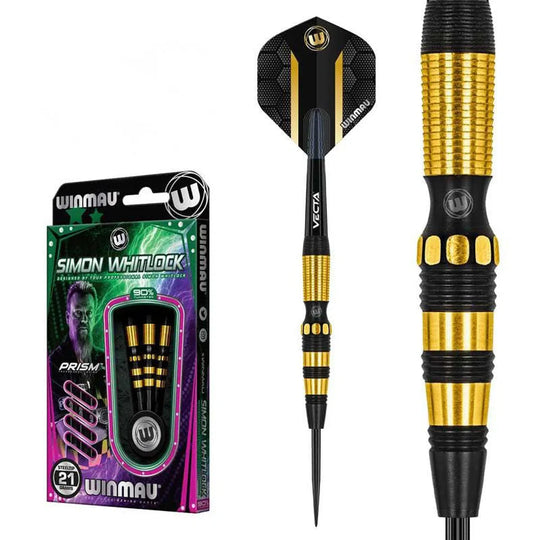 Winmau Simon Whitlock Dynamic Edge S.E. 90% Tungsten Steel Tip Darts