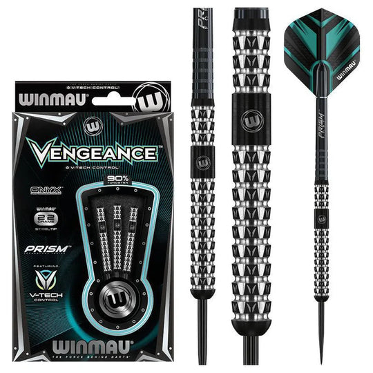 Winmau Vengeance 90% Tungsten Steel Tip Darts