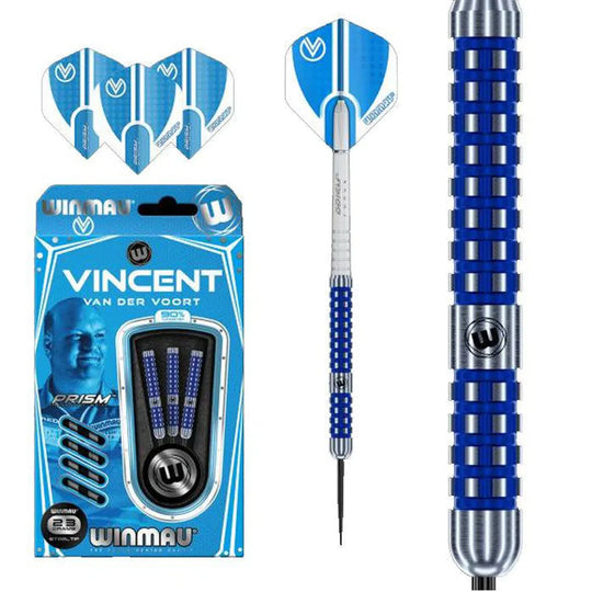 Winmau Vincent Van Der Voort 90% Tungsten Steel Tip Darts