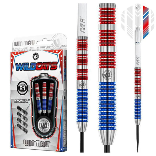 Winmau Wildcats 90% Tungsten Steel Tip Darts